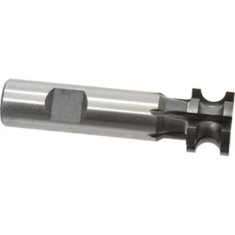 Made in USA 3/16 Radius, 1 Cut Diam, 3/8 Circle Diam, 0.635 Cut Width, 3/4 Shank, Concave Radius Cutter High Speed St...